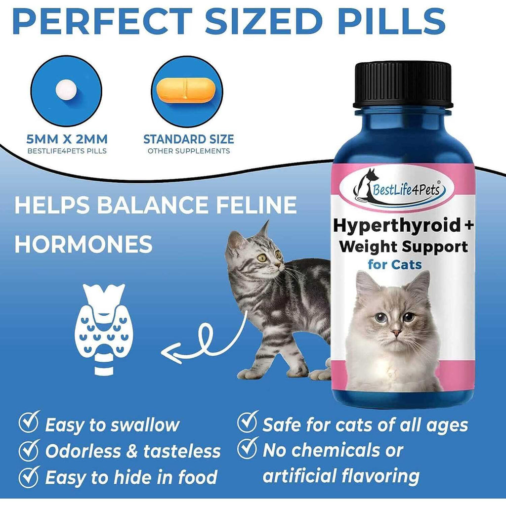 Cat Hyperthyroid + Weight Gain Support Feline Thyroid Supplement S221