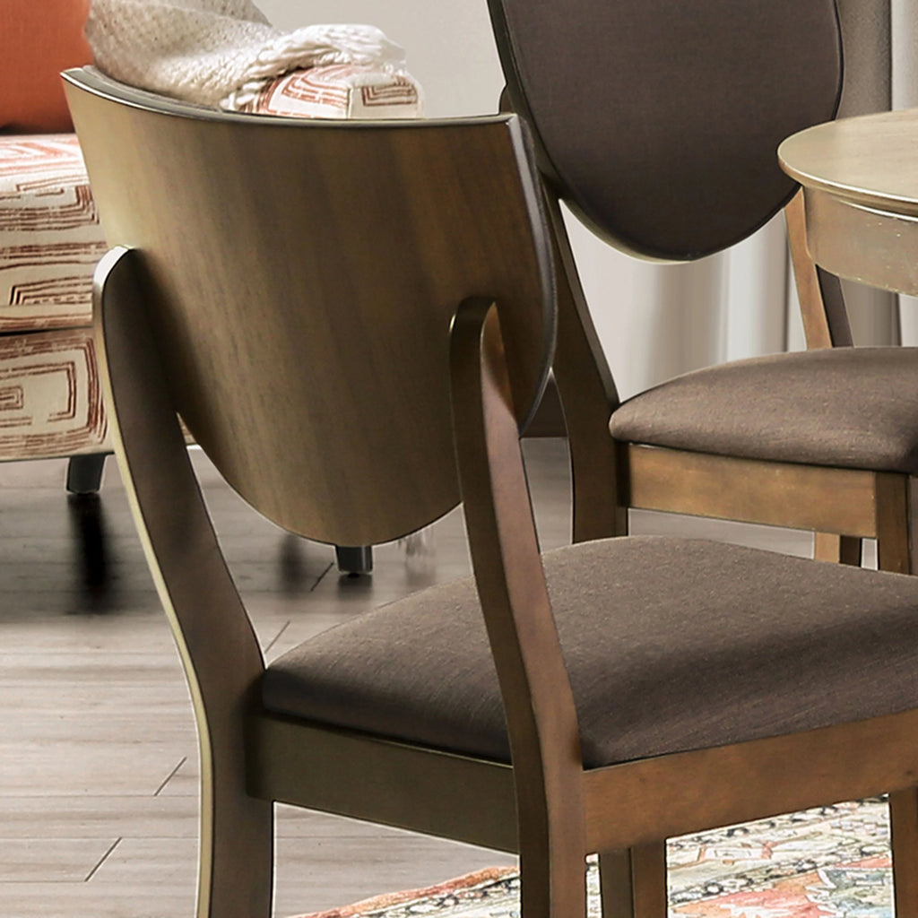 Wood Side Chairs Set of 2 N7043