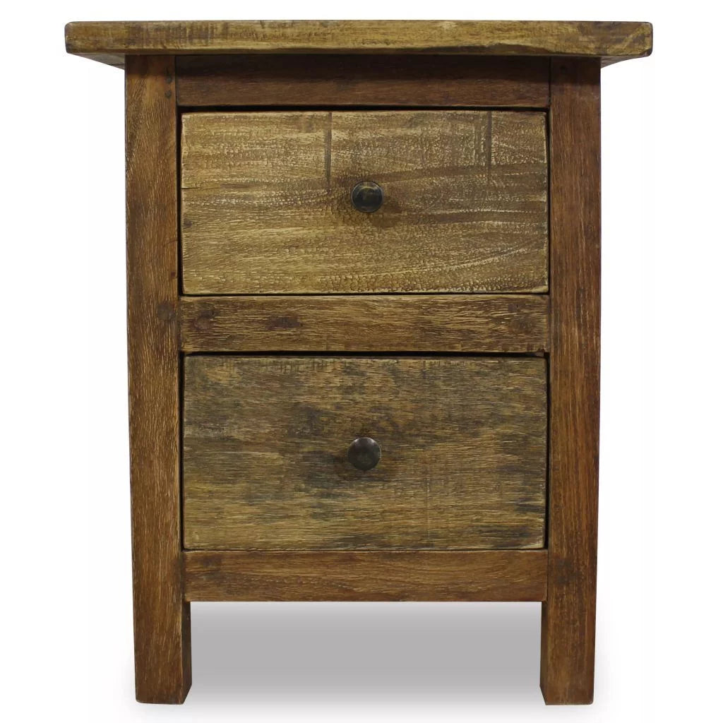 Solid Reclaimed Wood Nightstand Q896117