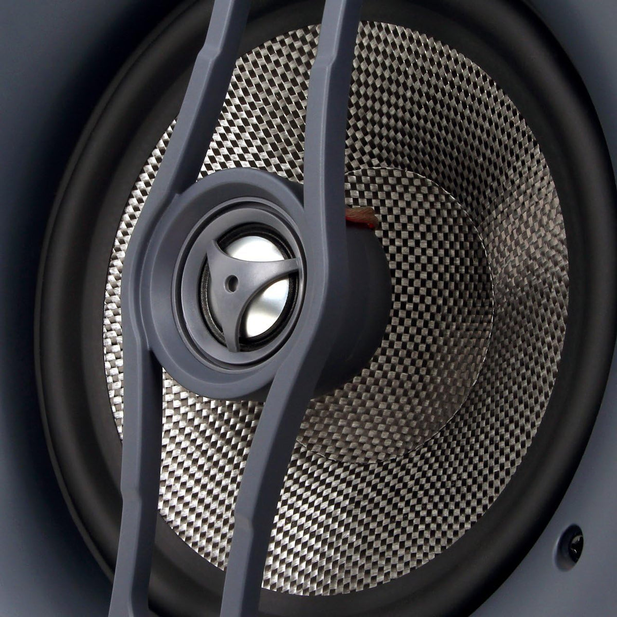 White 8 Inch 2-Way in Ceiling in Wall Speaker C55105