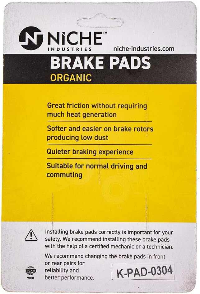 Brake Pad Set Organic Pack of 2 N275