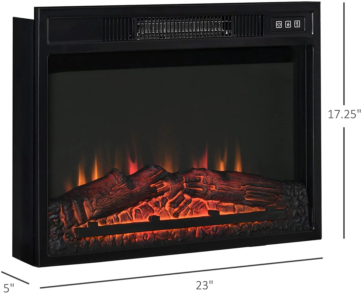 58 TV Stand with Electric Fireplace, Gray B533
