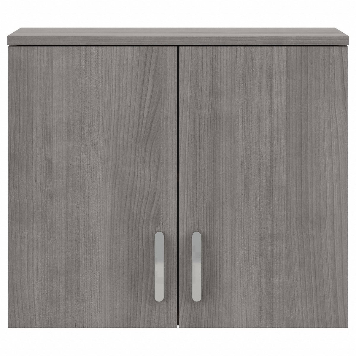 Platinum Gray Wall Cabinet with Doors and Shelves P757