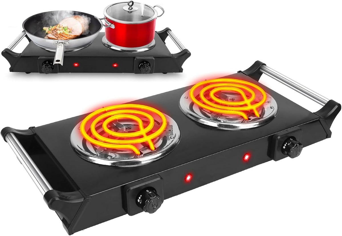 2000W Portable Double Coil Electric Hot Plate A502