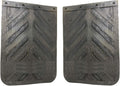 Black Semi Truck Mud Flaps 24" x 36" Heavy Duty Rubber Pair A97313