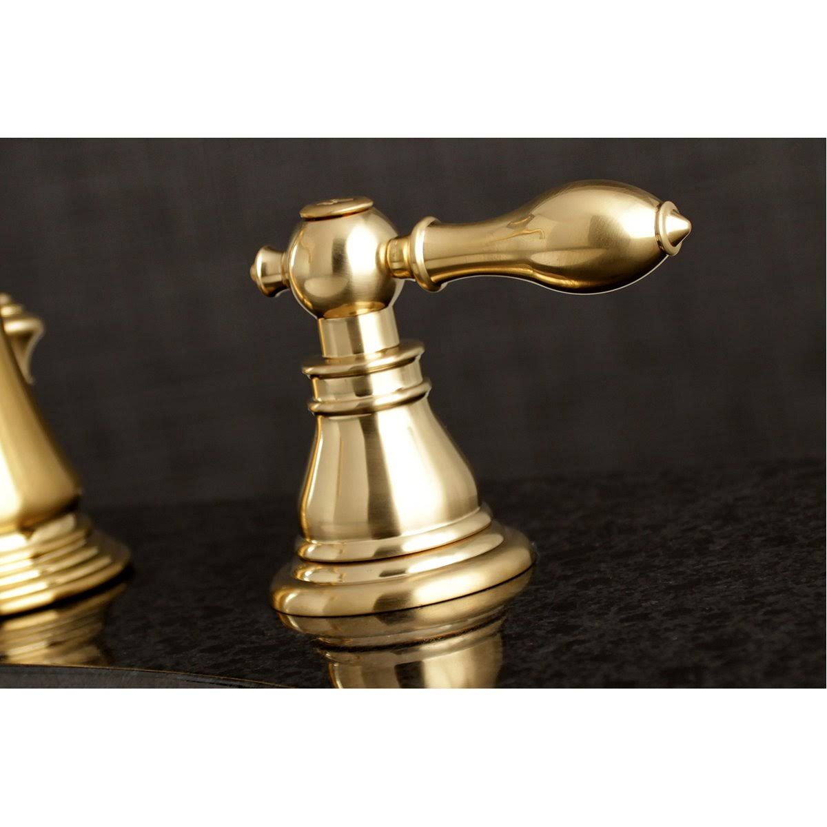 Matte Black Widespread Bathroom Faucet Z8534