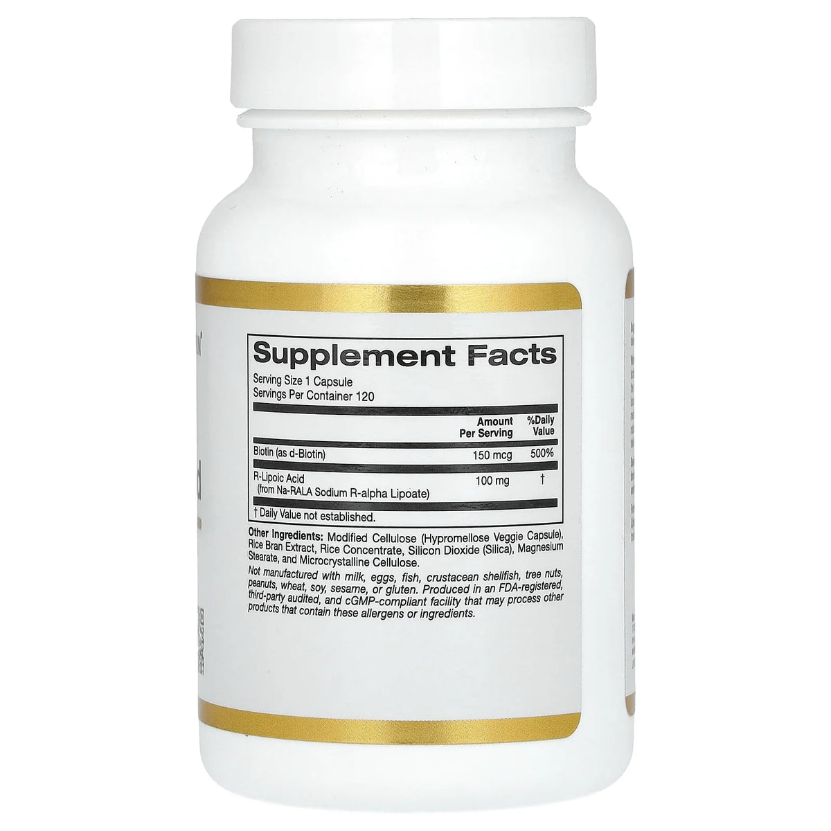 R-Lipoic Acid 120 Veggie Capsules T6394