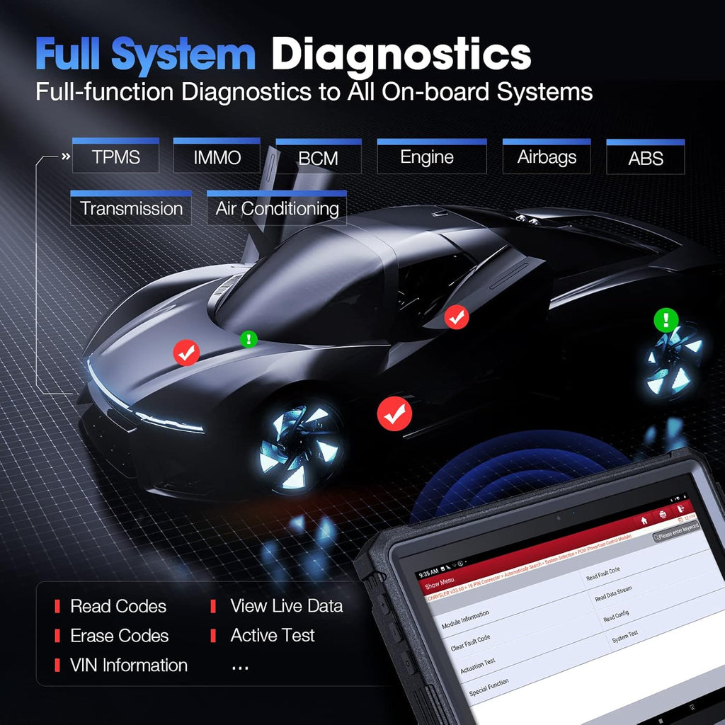 Bidirectional Auto Scanner with ECU Coding H244172