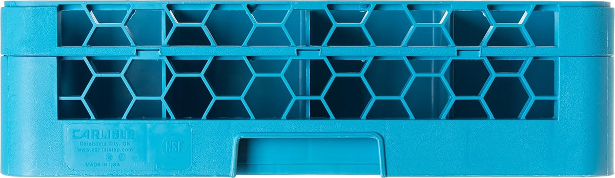 16 Compartment Glass Rack with 1 Extender, Blue (Pack of 4) A453