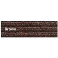 4 x 6 Brown Needle Rib Carpet Mat S1659
