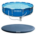Metal Frame Above Ground Swimming Pool with Filter Pump R75356