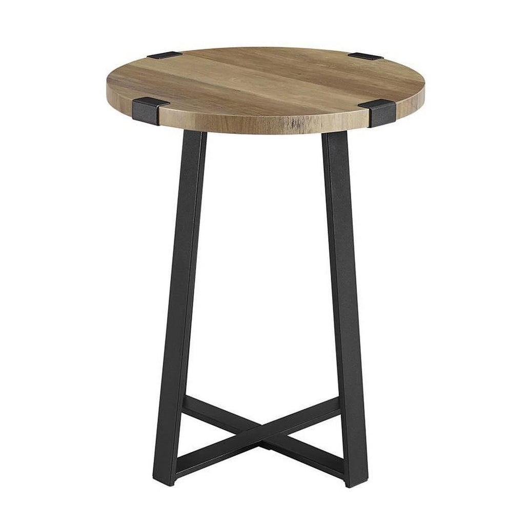 18 Metal Wrap Round Side Table Y43347