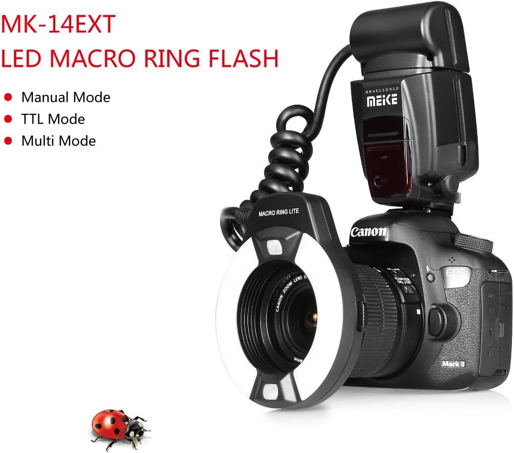 Macro LED Ring Flash with AF Assist Lamp for EOS Digital DSLR Camera R75476