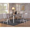 White & Gray Dining Table E264