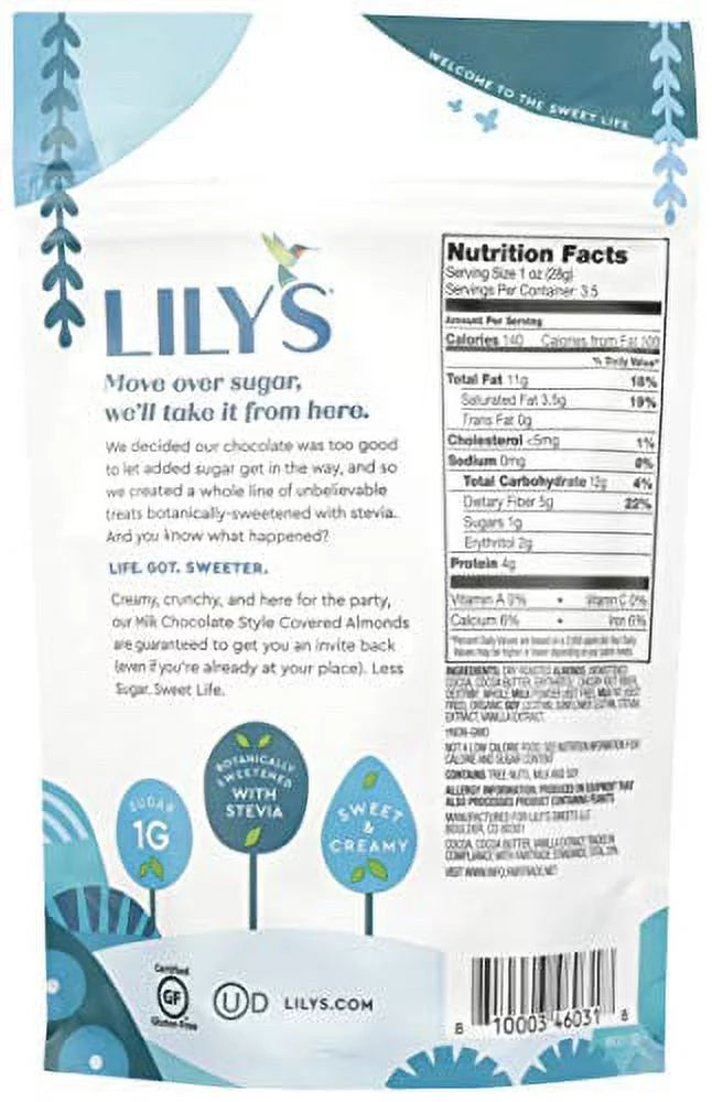 Milk Chocolate Covered Almonds 3.5 oz Pack of 12 A87886