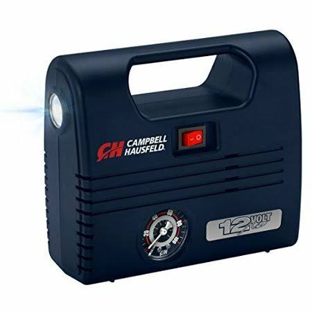 Portable 12 Volt Tire Compressor 100 PSI with LED Light S3065