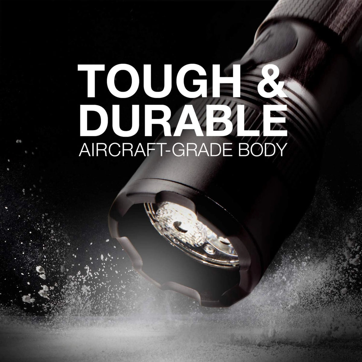 Rechargeable Flashlight with Micro-USB Charging Cable P4142