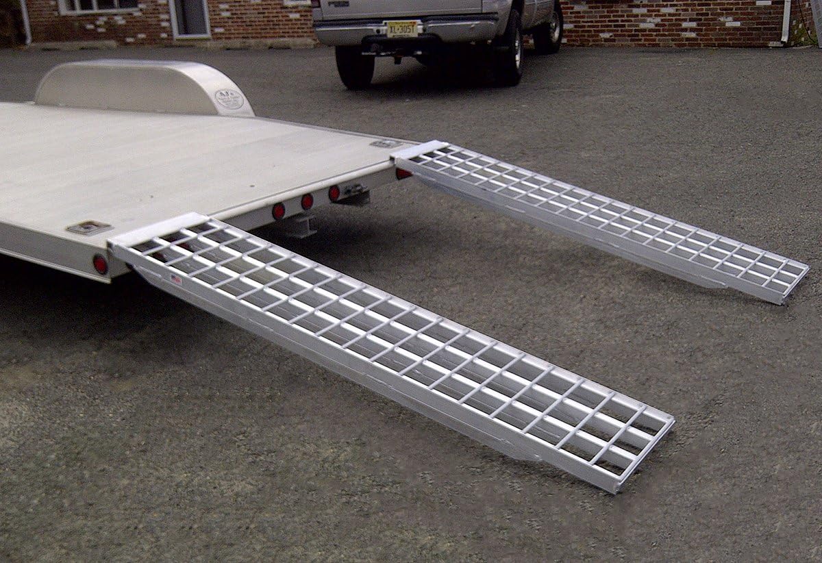 Aluminum Ramp Set, 60in.L x 12in.W, 5,000 lb. Capacity Per Pair F374