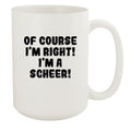 White Ceramic 15oz Mug K949