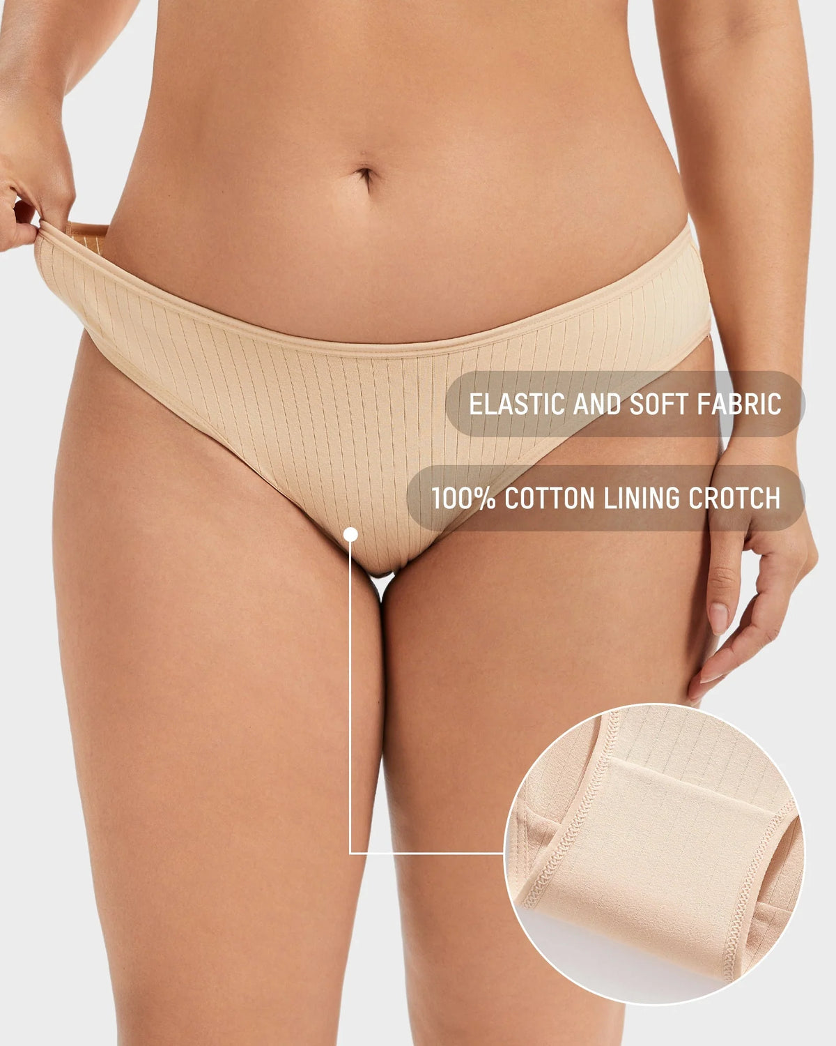 Cotton Low-Waist Briefs 4 Pack B538