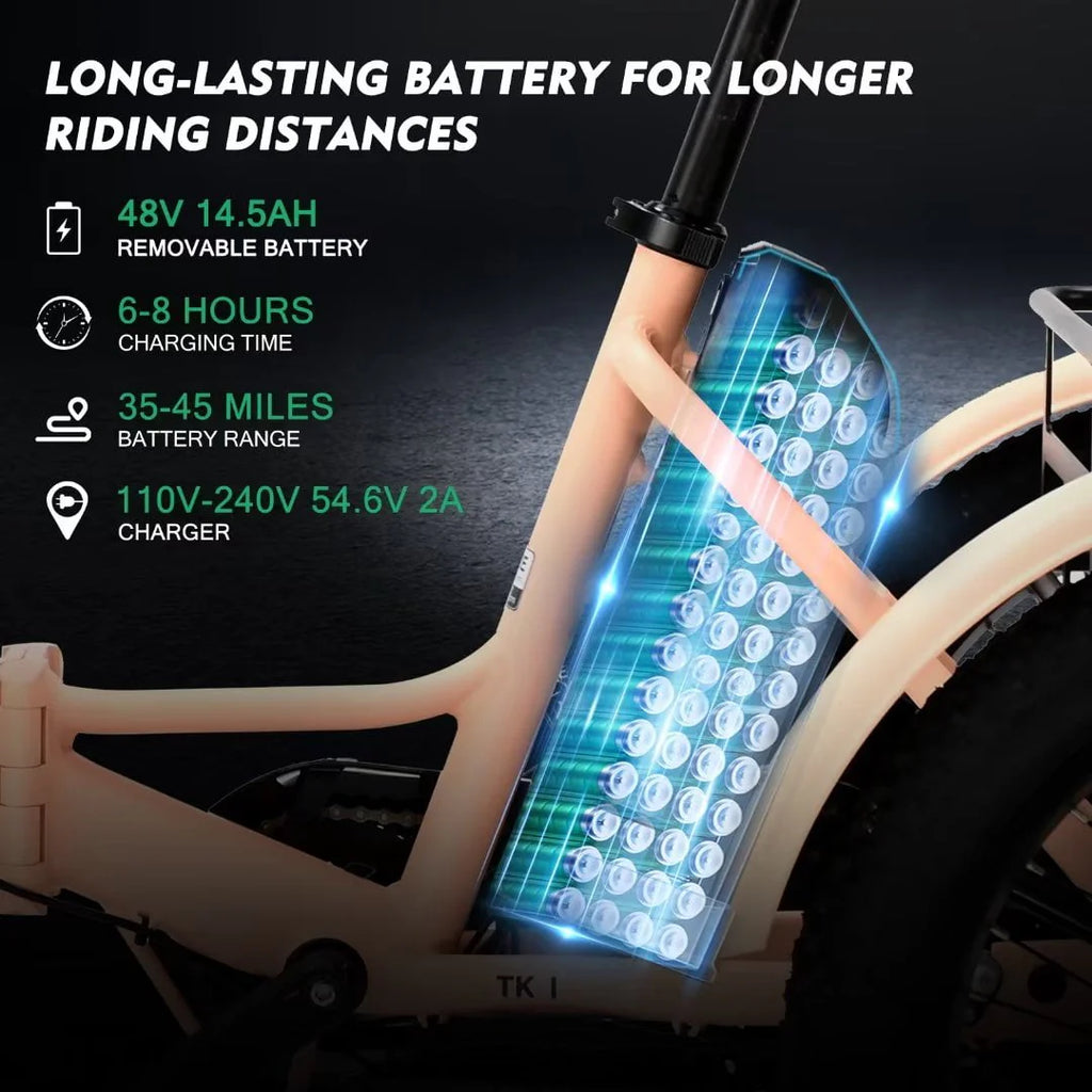 350W 36V 7 Speeds Electric Tricycle with Basket U1106