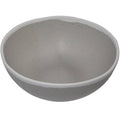 1.5 qt. Glazed Grey Melamine Bowl with White Trim K52074