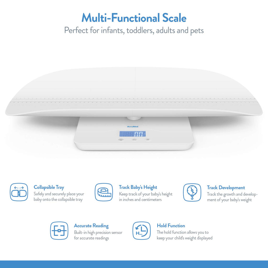 Digital Baby and Pet Scale with Height Track P8067