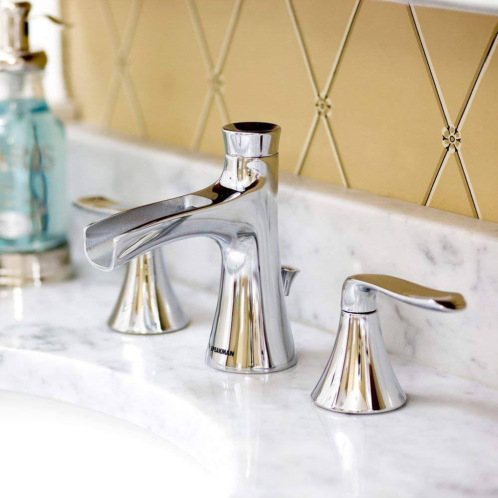 Polished Chrome Widespread Faucet I9602