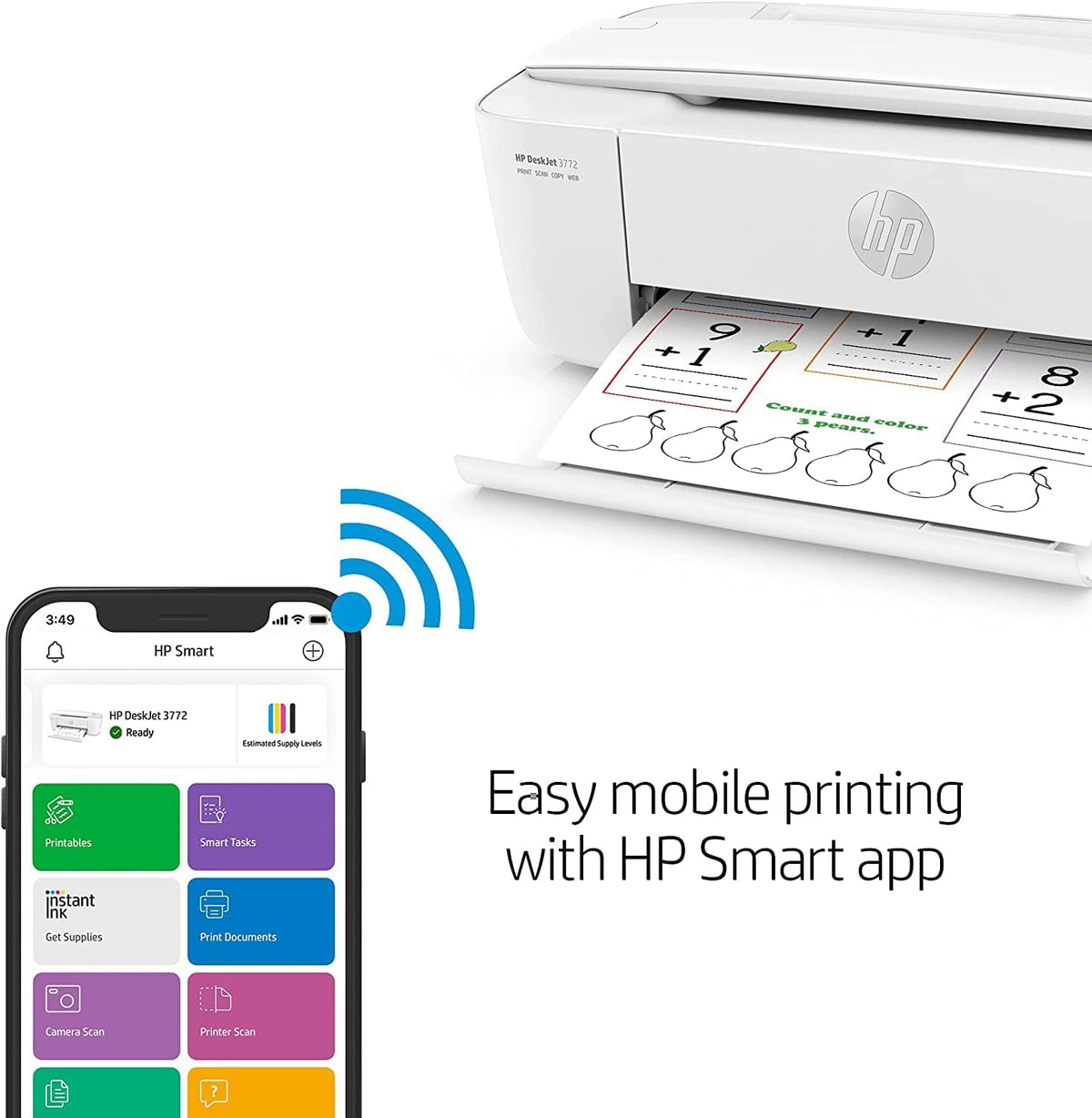 Wireless Color Inkjet Printer All-in-One with LCD Display G440131