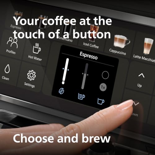 Fully Automatic Espresso Machine, Black Chrome F747