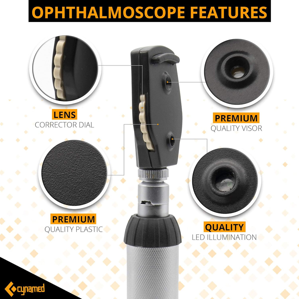 2-in-1 Ear Scope Set with Sight Chart, Replacement Tips, and Carry Case S4331