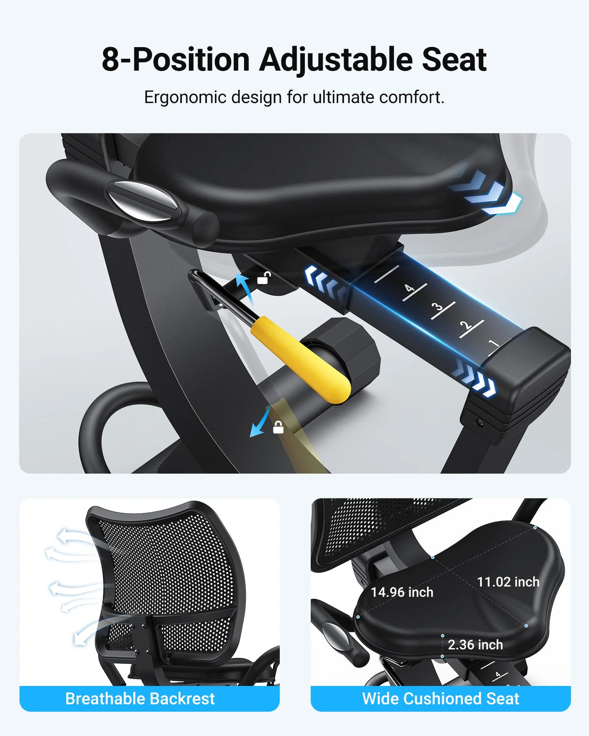 Recumbent Exercise Bike Z897