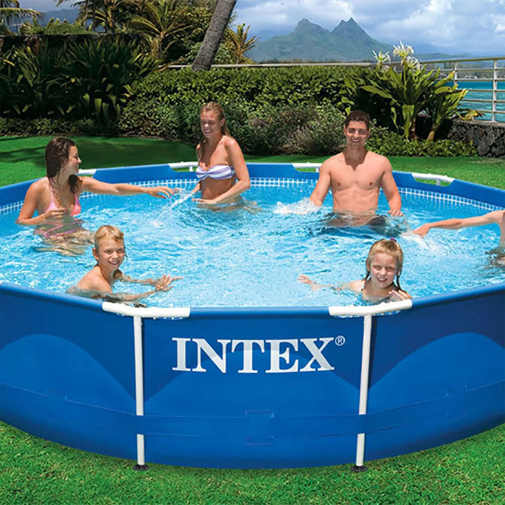 Metal Frame Above Ground Swimming Pool with Filter Pump R75356