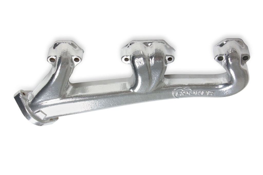 Cast Iron Exhaust Manifolds 2-1/2" Outlet Silver Ceramic Coated Y640799