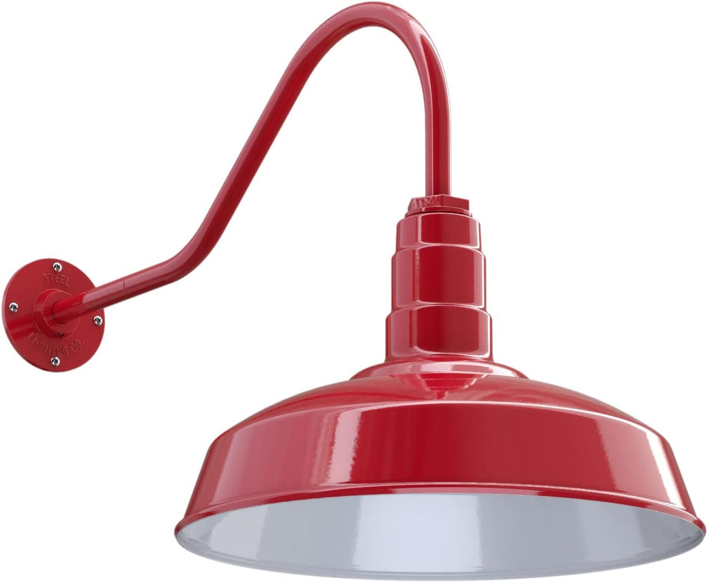 16 Dome 23 Gooseneck Galvanized Outdoor Wall Mounted Barn Light D887376