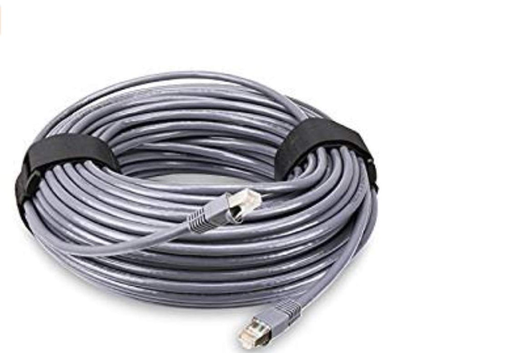 Outdoor Shielded Cat6 Cable 100ft Waterproof UV Resistant Gold Plated RJ45 Connector J3423