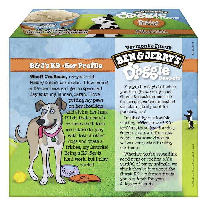 Frozen Dog Treat Pumpkin & Mini Cookies S15879