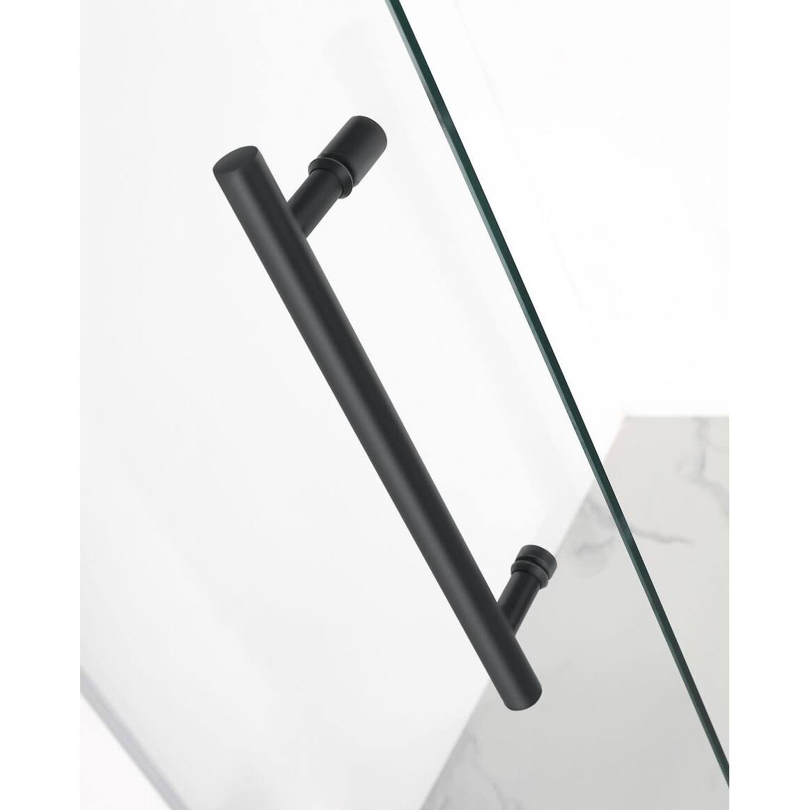 Chrome Frameless Hinged Shower Door L347