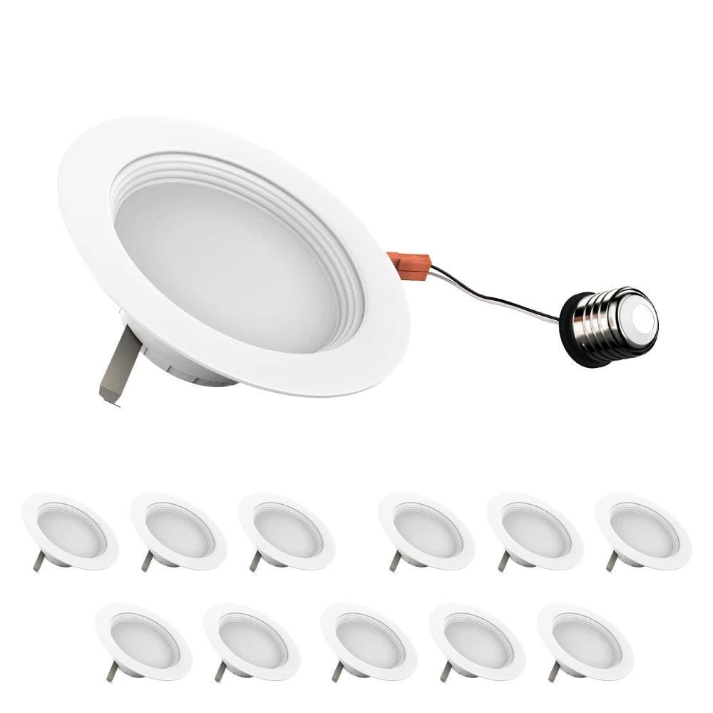 4-Inch Dimmable LED Recessed Lights 12-Pack 4000K S597