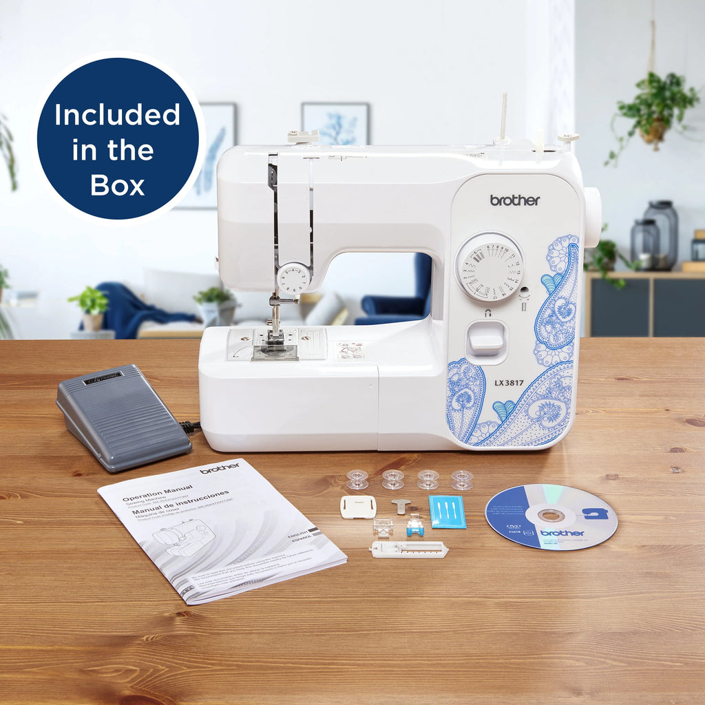 Portable Full-Size 17-Stitch Sewing Machine M72481