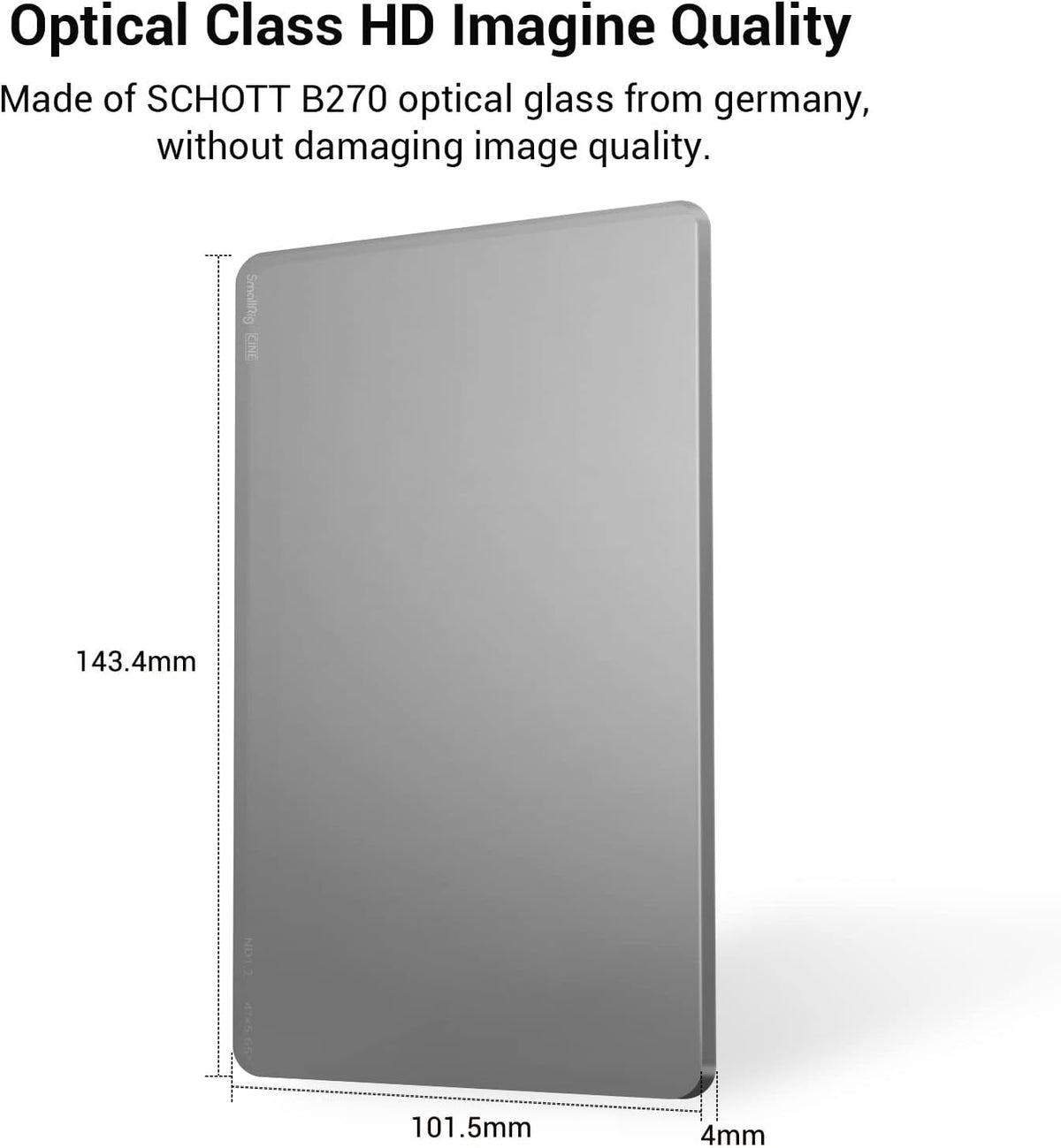 4 x 5.65 ND1.2 4 Stops Square Neutral Density Filter M979