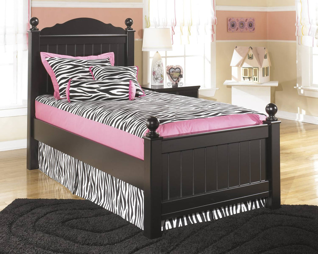 Twin Poster Rails Black O2051