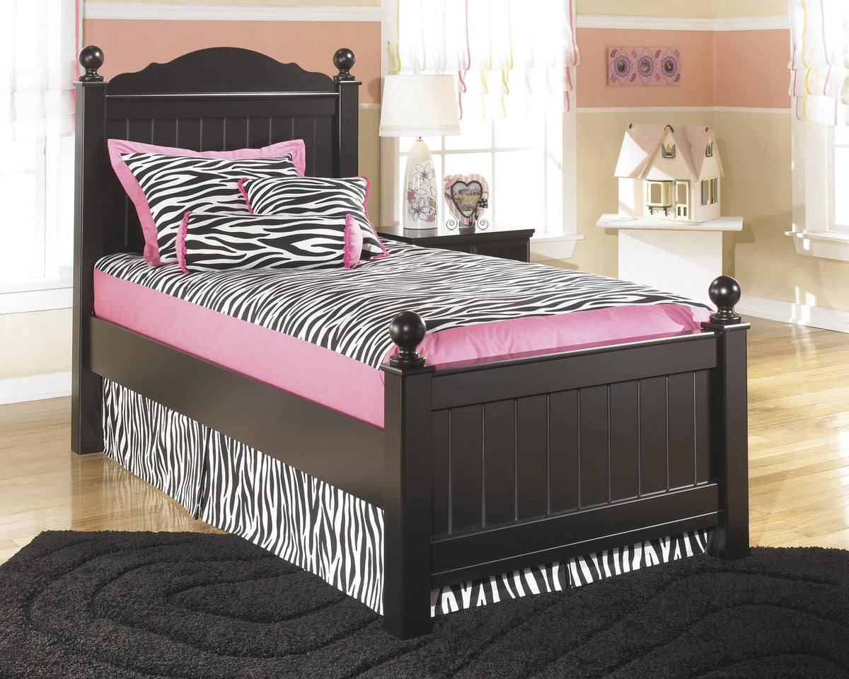Twin Poster Rails Black O2051