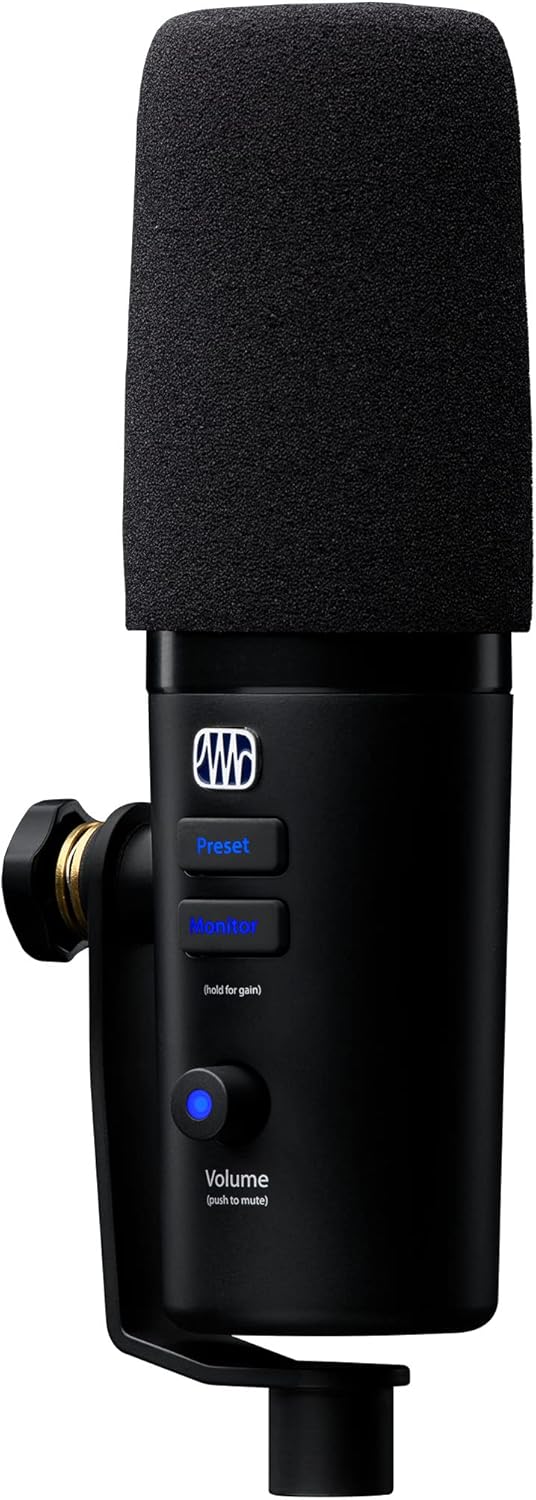 USB Condenser Microphone with Built-In Voice Effects and Loopback Mixer E65679