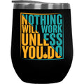 Black 12oz Wine Tumbler H881