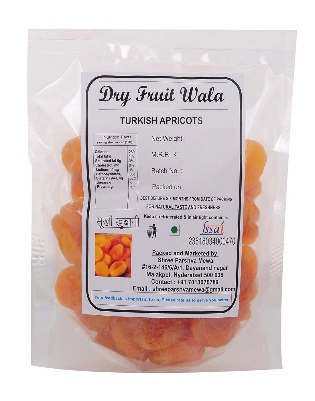 Dried Apricots 1Kg L7116