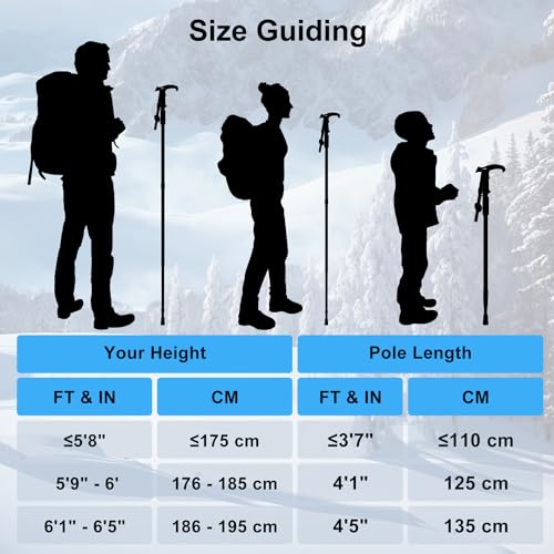 2 Pack Lightweight Aluminum Trekking Poles O27599