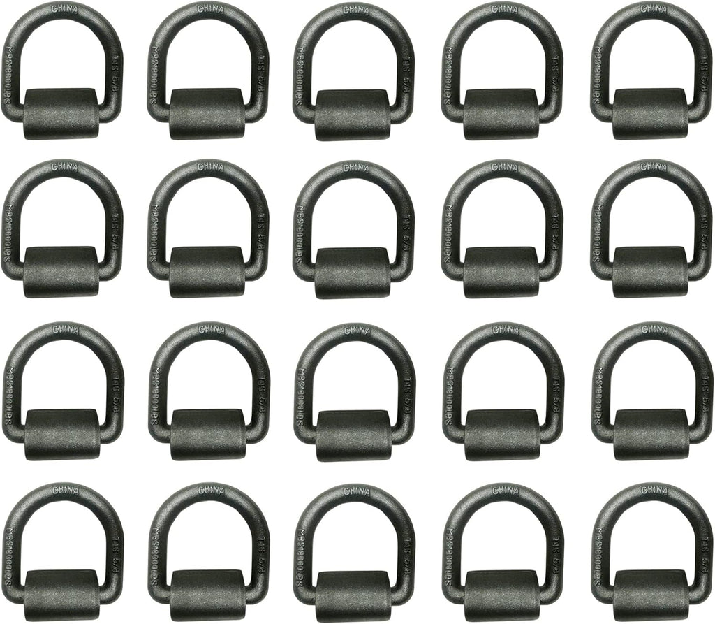 10-Pack Forged Steel Weld-On D Rings M437359