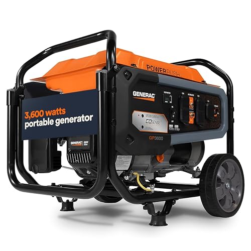 8,000-Watt Gas-Powered Portable Generator with Electric Start P907005
