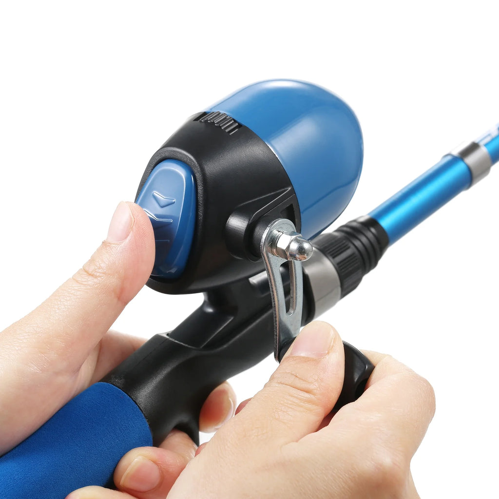 Kids Telescopic Fishing Pole and Reel Combo with Tackles and Lures R43210